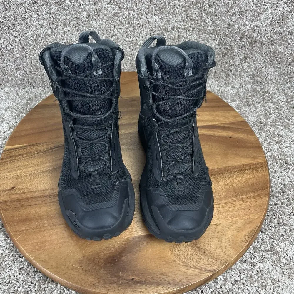 Under Armour Charged Valsetz Men’s Size 6.5 Zip Boots Tactical Black Shoes READ